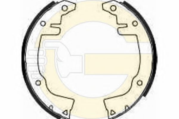 GIRLING 5182683 Тормозные колодоки 