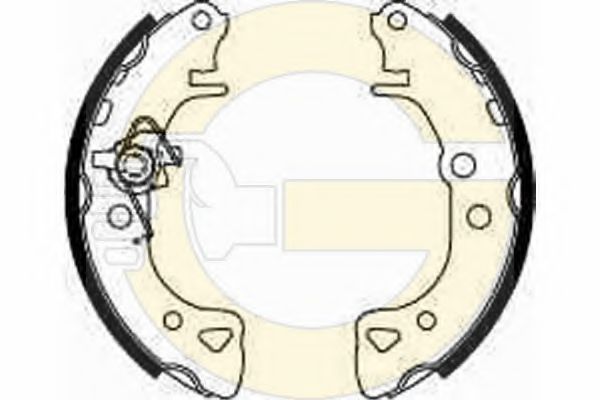 GIRLING 5182713 Тормозные колодоки 
