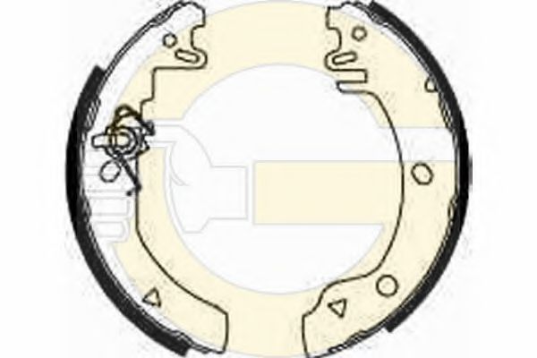 GIRLING 5182803 Тормозные колодоки 