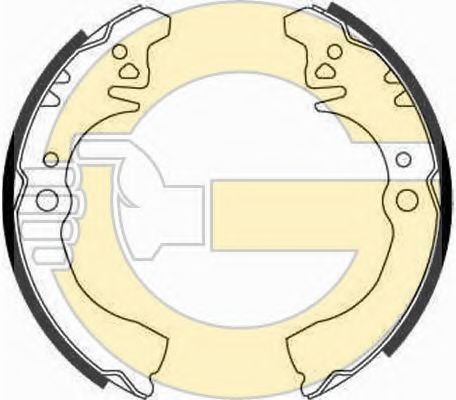 GIRLING 5182839 Тормозные колодоки 