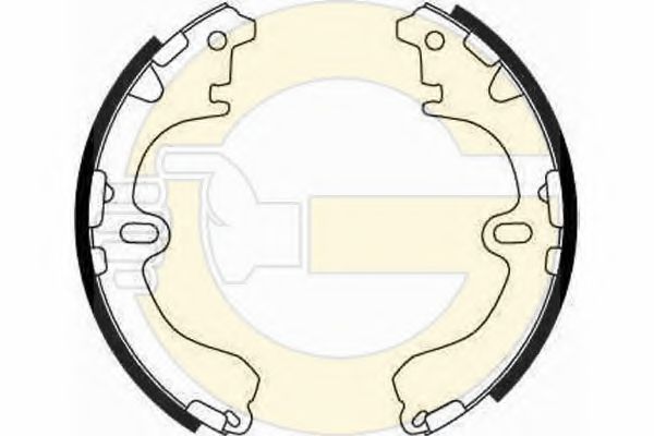 GIRLING 5182919 Тормозные колодоки 