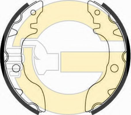 GIRLING 5182939 Тормозные колодоки 