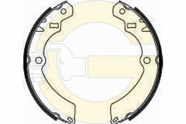 GIRLING 5183019 Тормозные колодоки 