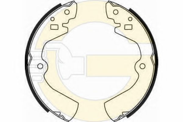 GIRLING 5183089 Тормозные колодоки 