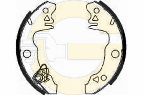 GIRLING 5183183 Тормозные колодоки 