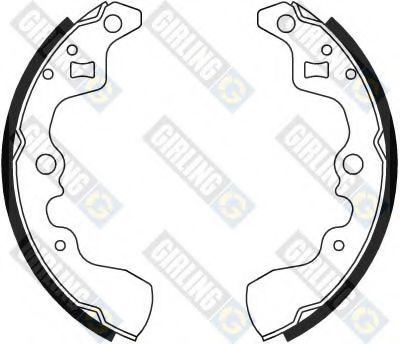 GIRLING 5184489 Тормозные колодоки 