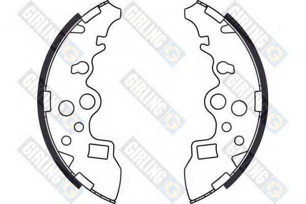 GIRLING 5184859 Тормозные колодоки 