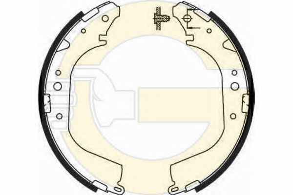 GIRLING 5185029 Тормозные колодоки для TOYOTA LAND CRUISER 90 (Тойота/тоета Ленд крузер 90) GIRLING 5185029 Тормозные колодоки для TOYOTA LAND CRUISER 90 (Тойота/тоета Ленд крузер 90)