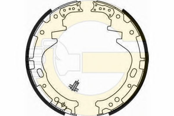 GIRLING 5185139 Тормозные колодоки 