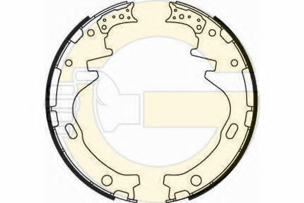 GIRLING 5185159 Тормозные колодоки 