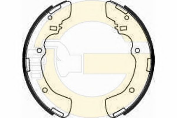 GIRLING 5185169 Тормозные колодоки 