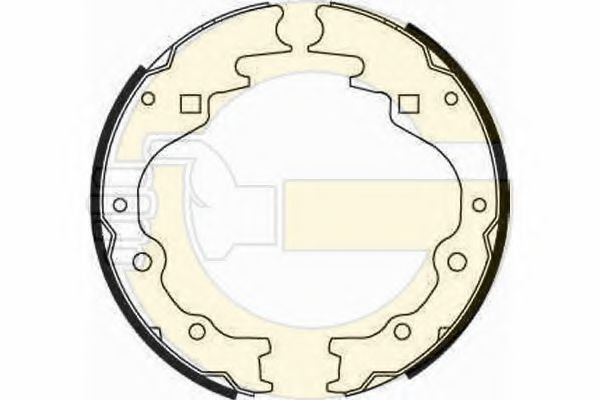 GIRLING 5185239 Тормозные колодоки для KIA BONGO (Киа Бонго) GIRLING 5185239 Тормозные колодоки для KIA BONGO (Киа Бонго)