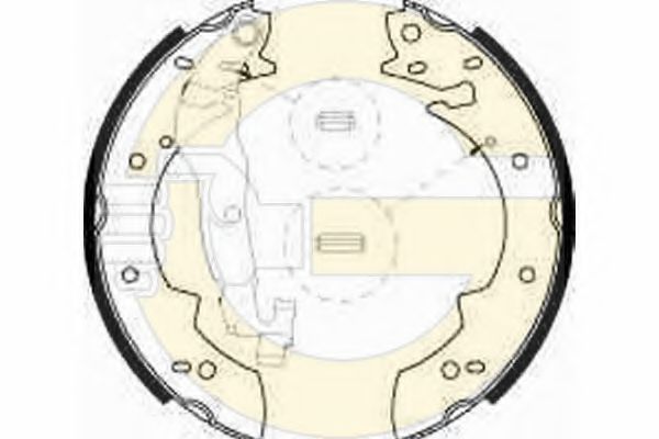 GIRLING 5185241 Тормозные колодоки 