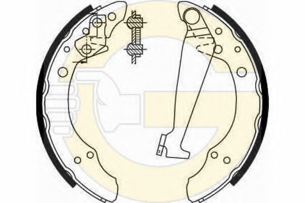 GIRLING 5185269 Тормозные колодоки для VOLKSWAGEN LOAD UP (Фольксваген Лоад уп) GIRLING 5185269 Тормозные колодоки для VOLKSWAGEN LOAD UP (Фольксваген Лоад уп)