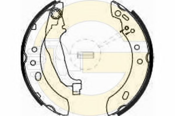 GIRLING 5185271 Тормозные колодоки 