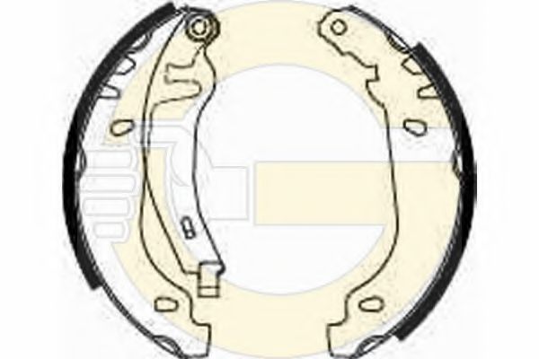 GIRLING 5185313 Тормозные колодоки 