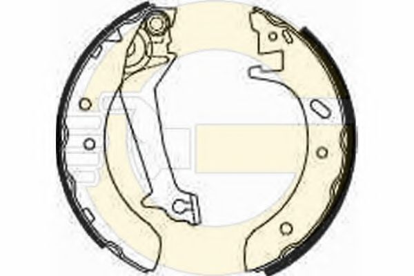 GIRLING 5185371 Тормозные колодоки 