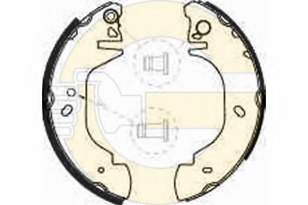 GIRLING 5185393 Тормозные колодоки 