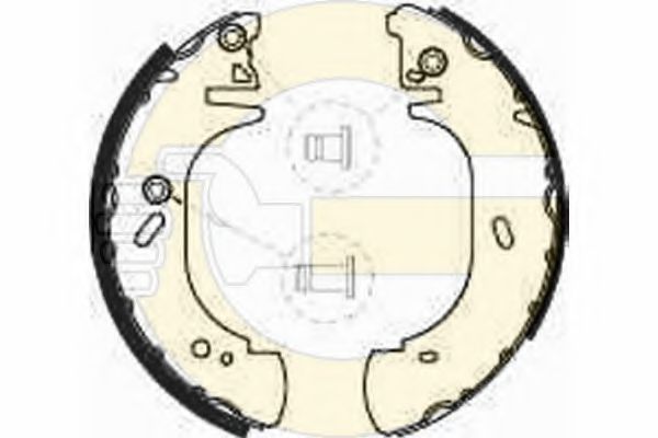 GIRLING 5185403 Тормозные колодоки 