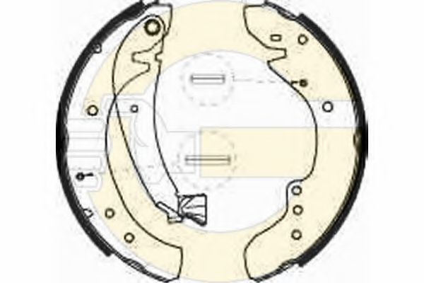 GIRLING 5185451 Тормозные колодоки 