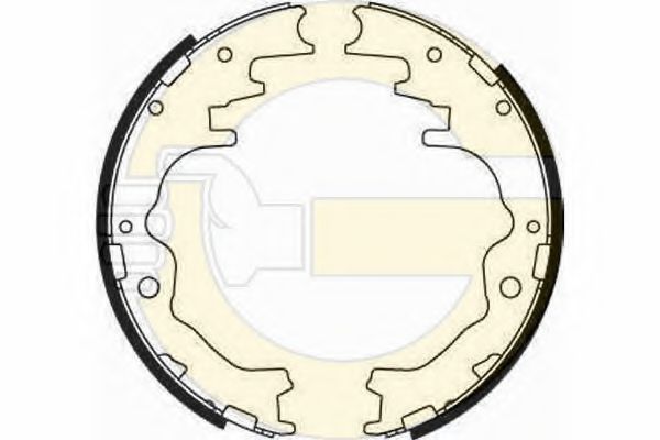 GIRLING 5185509 Тормозные колодоки для MAZDA MPV I (Мазда Мпв 1) GIRLING 5185509 Тормозные колодоки для MAZDA MPV I (Мазда Мпв 1)