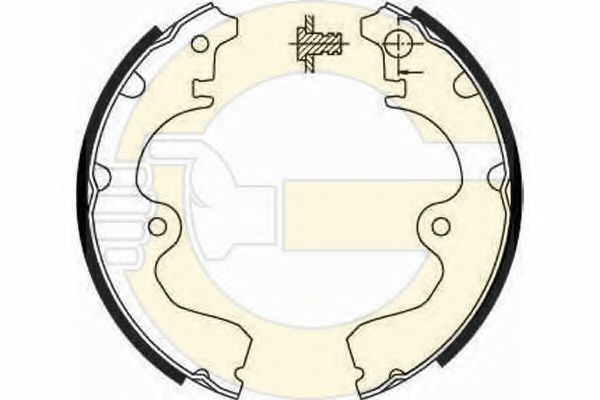 GIRLING 5185549 Тормозные колодоки 