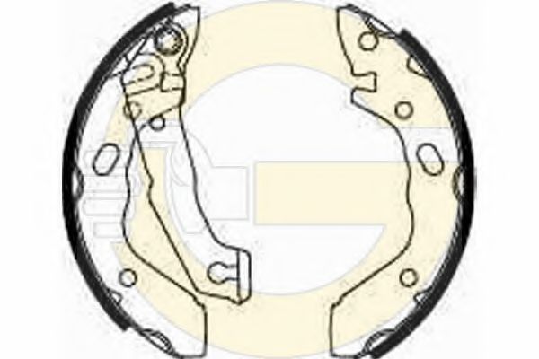 GIRLING 5185689 Тормозные колодоки 