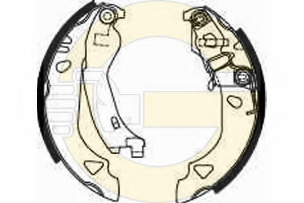 GIRLING 5185706 Тормозные колодоки 