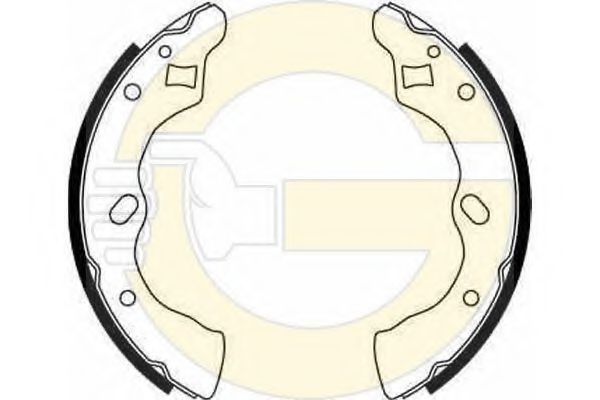 GIRLING 5185819 Тормозные колодоки 