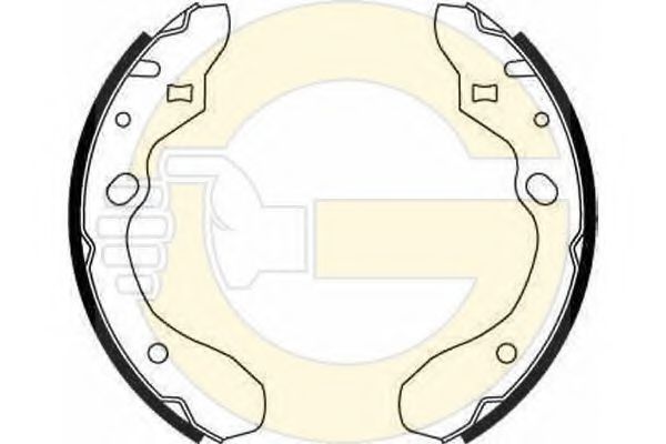 GIRLING 5185829 Тормозные колодоки для MAZDA 323 F V (Мазда 323 ф5) GIRLING 5185829 Тормозные колодоки для MAZDA 323 F V (Мазда 323 ф5)