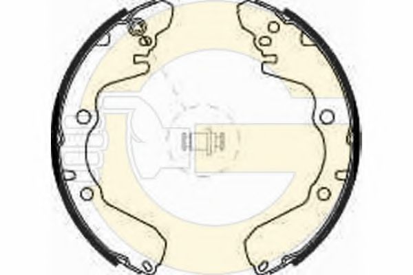 GIRLING 5185879 Тормозные колодоки 