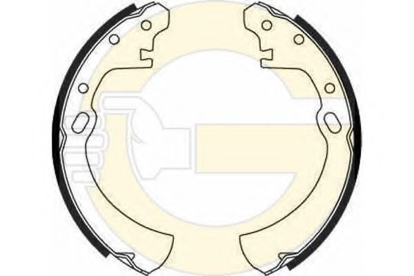 GIRLING 5185899 Тормозные колодоки 