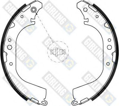 GIRLING 5185929 Тормозные колодоки 