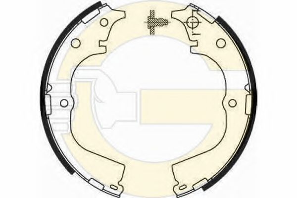 GIRLING 5185939 Тормозные колодоки 