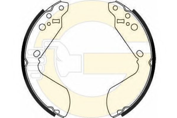 GIRLING 5185969 Тормозные колодоки 