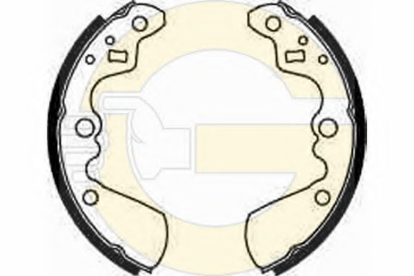 GIRLING 5185979 Тормозные колодоки 