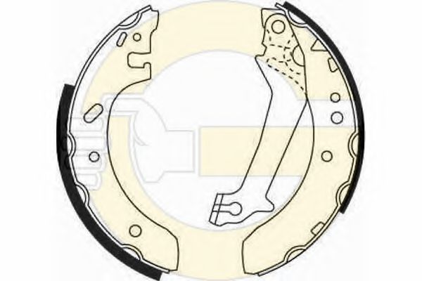 GIRLING 5186071 Тормозные колодоки 