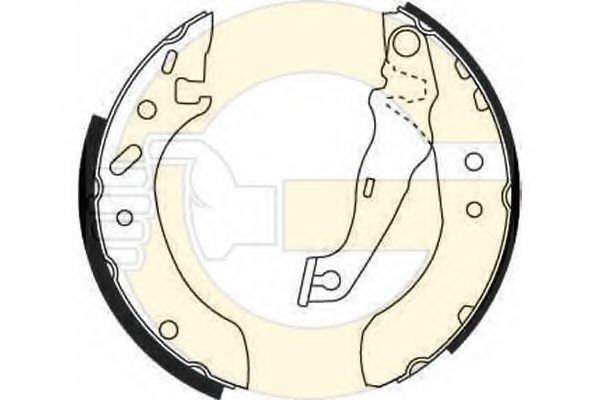GIRLING 5186111 Тормозные колодоки для FORD ESCORT CLASSIC (Форд Эскорт классик) GIRLING 5186111 Тормозные колодоки для FORD ESCORT CLASSIC (Форд Эскорт классик)