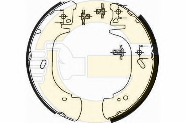 GIRLING 5186303 Тормозные колодоки 