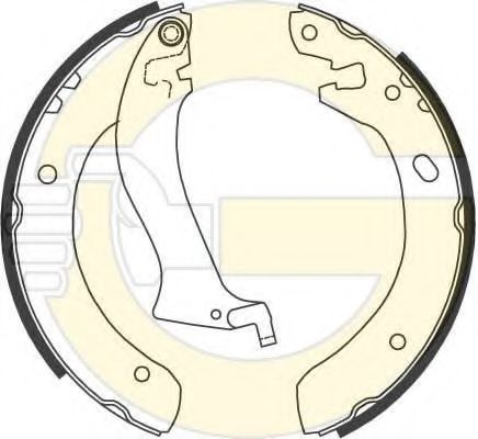 GIRLING 5186331 Тормозные колодоки 