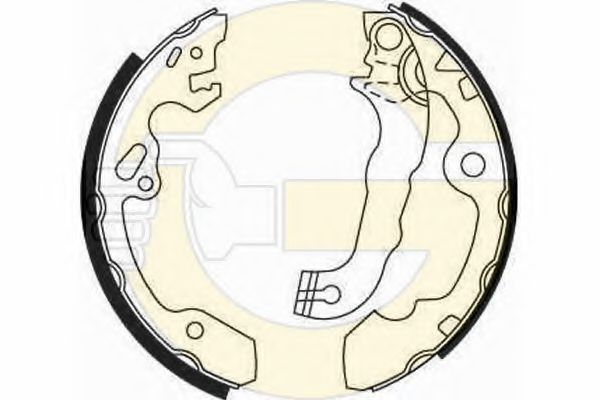 GIRLING 5186361 Тормозные колодоки 