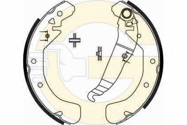 GIRLING 5186371 Тормозные колодоки для OPEL ASTRA H HATCH (Опель Астра н хэтчбек) GIRLING 5186371 Тормозные колодоки для OPEL ASTRA H HATCH (Опель Астра н хэтчбек)