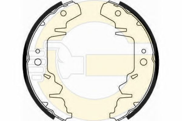 GIRLING 5186439 Тормозные колодоки 