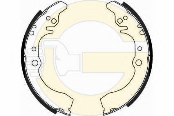 GIRLING 5186479 Тормозные колодоки 