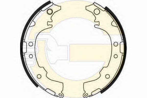 GIRLING 5186529 Тормозные колодоки 