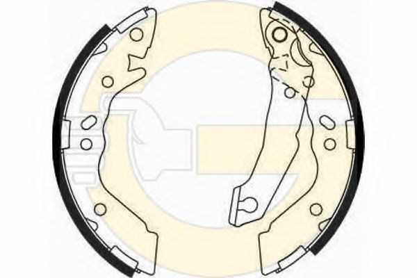 GIRLING 5186589 Тормозные колодоки для HYUNDAI EXCEL (Хендай Эxcэл) GIRLING 5186589 Тормозные колодоки для HYUNDAI EXCEL (Хендай Эxcэл)