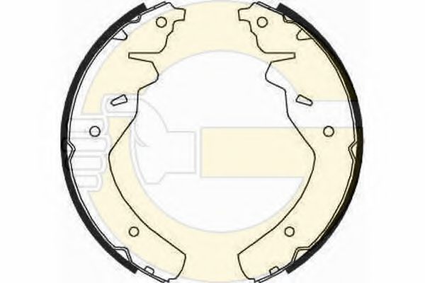 GIRLING 5186609 Тормозные колодоки 