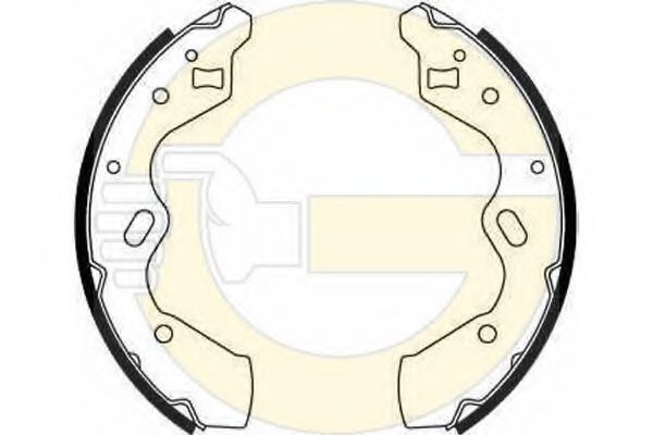 GIRLING 5186639 Тормозные колодоки для MAZDA (Мазда) GIRLING 5186639 Тормозные колодоки для MAZDA (Мазда)
