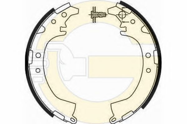 GIRLING 5186729 Тормозные колодоки для TOYOTA RAV 4 I (Тойота/тоета Рав 4 1) GIRLING 5186729 Тормозные колодоки для TOYOTA RAV 4 I (Тойота/тоета Рав 4 1)