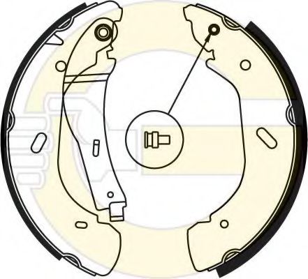 GIRLING 5186904 Тормозные колодоки 